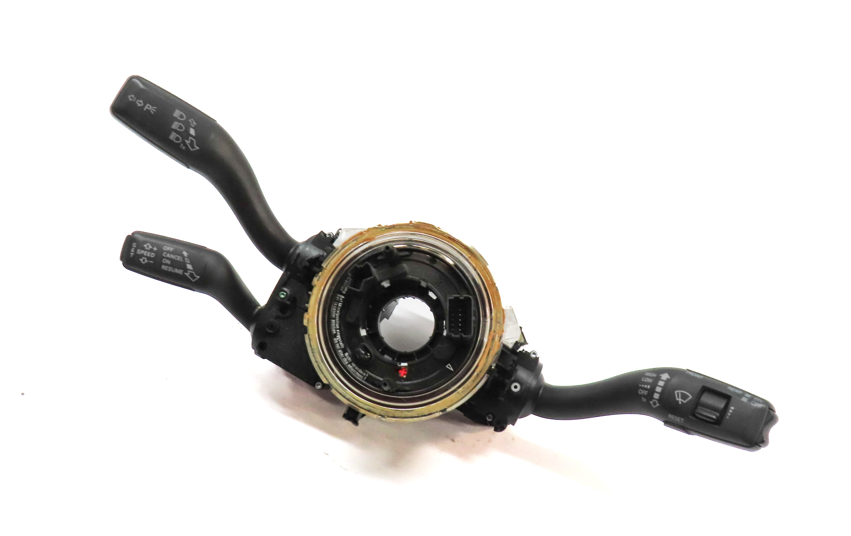 2009-2015 AUDI Q7 (4L) STEERING COLUMN BLINKER WIPER CRUISE COMBINATION SWITCH — exact item pictured